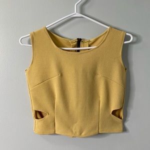 Cute Crop Top with side cut